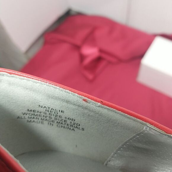 Le Dame Sexy Red  Cross Dresser High Heels Men's Size 10d - Picture 6 of 11